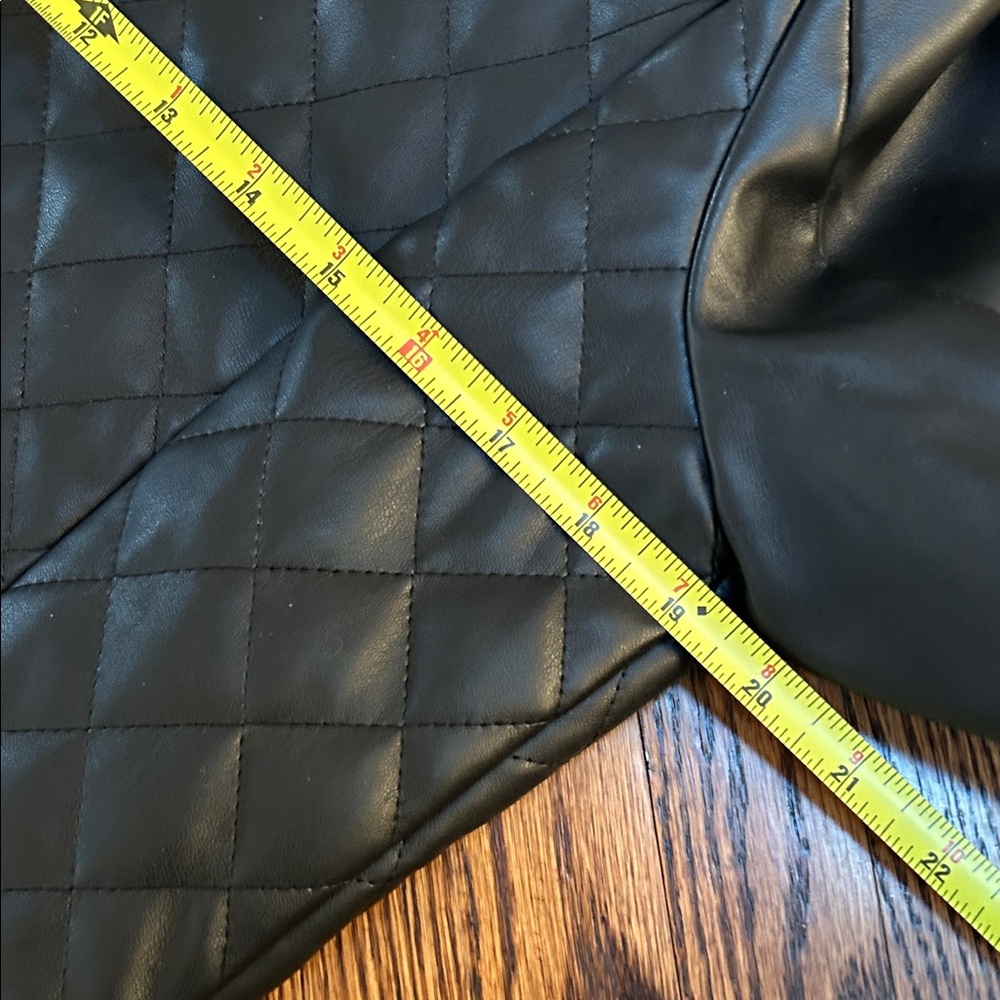 Cleo Black Quilted Jacket with Chain Detail - Picture 10 of 12